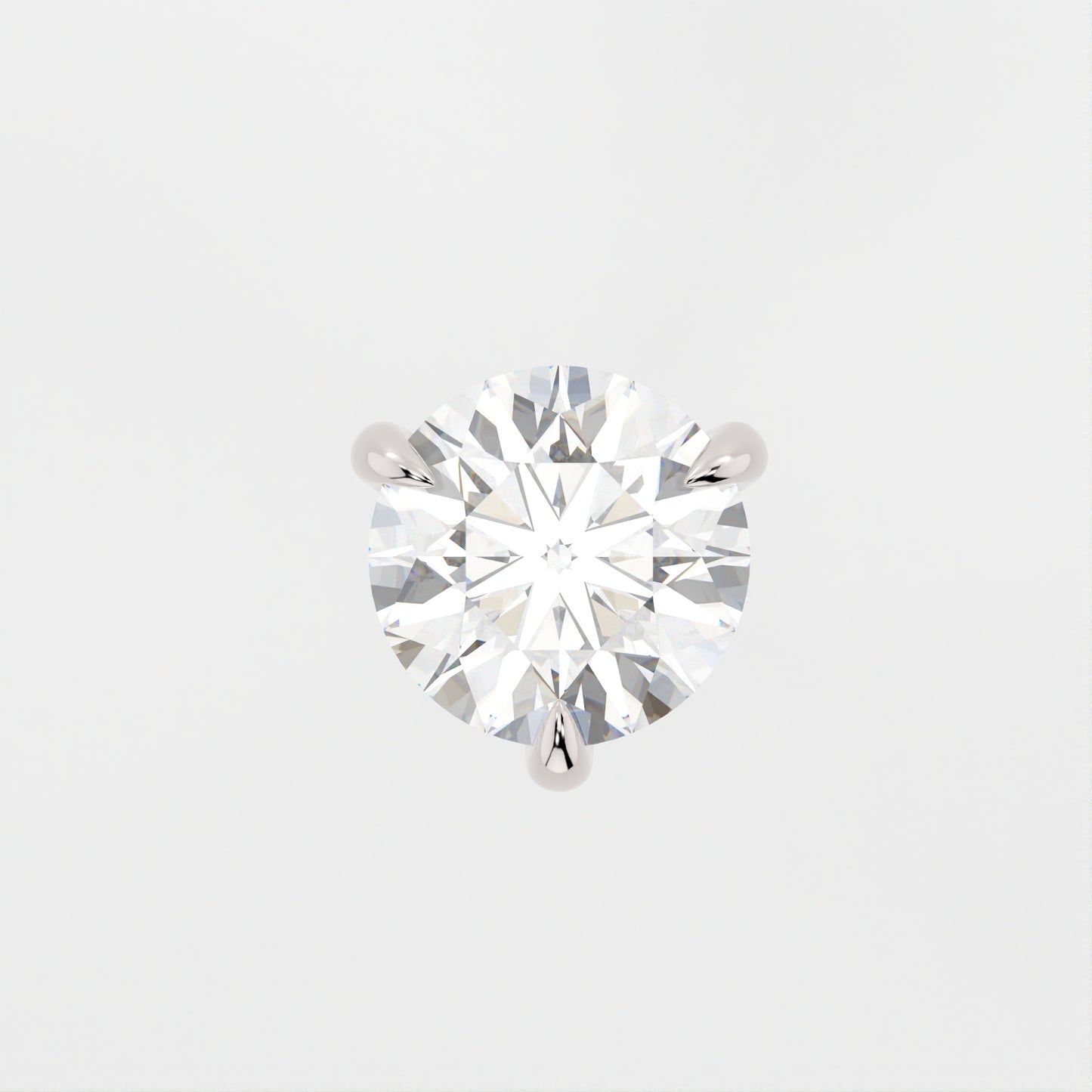 The 3 Prong Harper Studs - 2.5 Carat