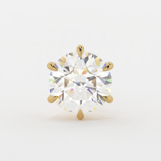 The 6 Prong Harper Studs - 2 Carat