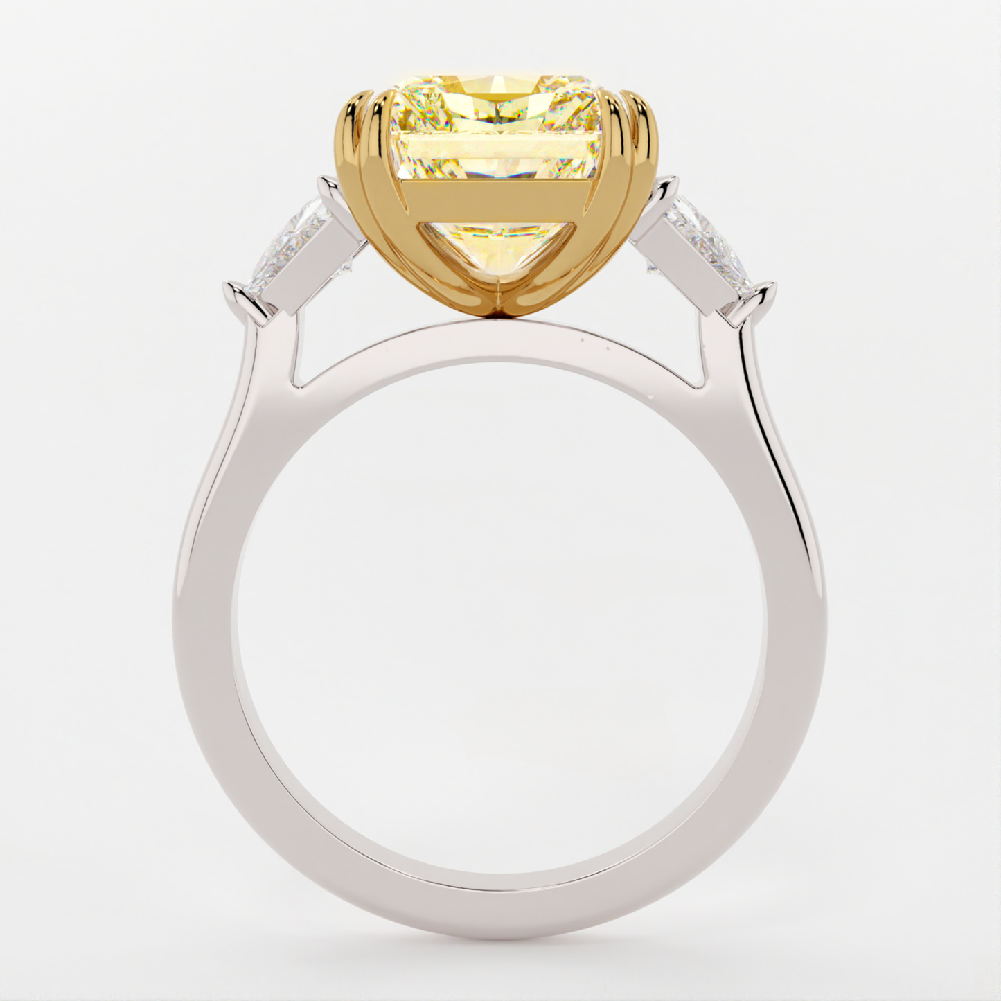 Yellow White Gold Side