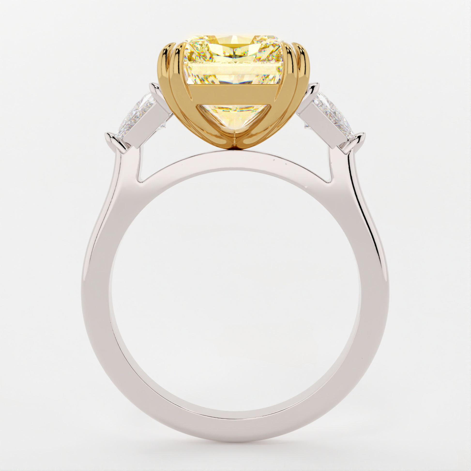 Yellow White Gold Side