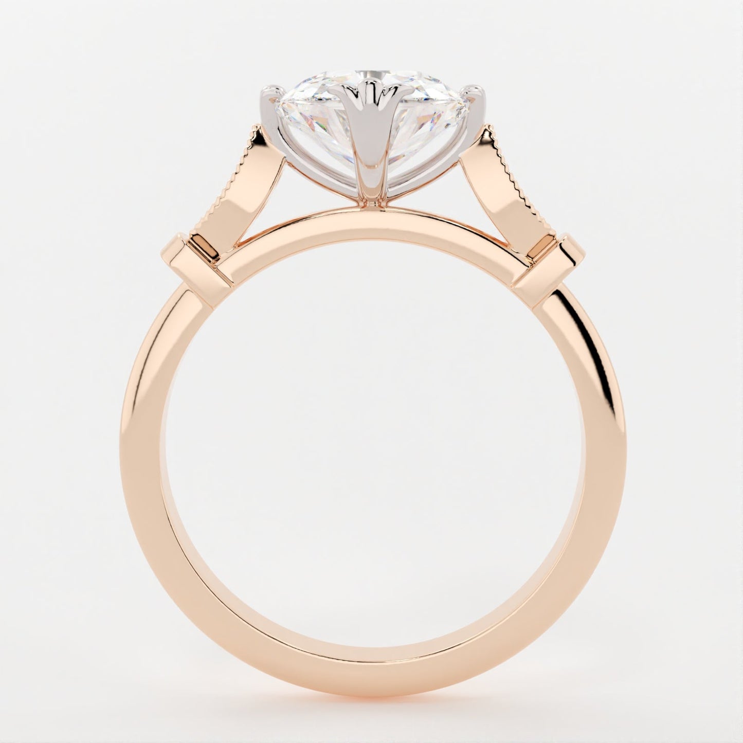 Rose White Gold Side